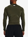 Herren T-Shirt Under Armour HeatGear Comp LS-GRN