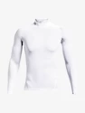 Herren T-Shirt Under Armour HeatGear Comp Mock LS-WHT