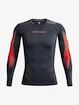 Herren T-Shirt Under Armour HeatGear Novelty LS-GRY