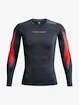 Herren T-Shirt Under Armour HeatGear Novelty LS-GRY