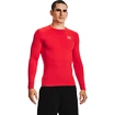 Herren T-Shirt Under Armour  HG Armour Comp LS-RED