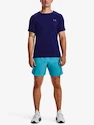 Herren T-Shirt Under Armour  Rush Emboss SS-BLU