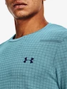 Herren T-Shirt Under Armour  Seamless Grid SS-BLU