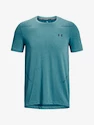 Herren T-Shirt Under Armour  Seamless Grid SS-BLU