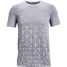 Herren T-Shirt Under Armour Seamless Wordmark SS Grey