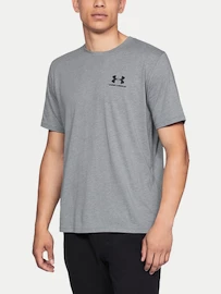 Herren T-Shirt Under Armour Sportstyle Left Chest Ss Grey