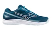 Herren Tennisschuhe Mizuno  BREAK SHOT 4 AC Moroccan Blue/White/Blue Glow