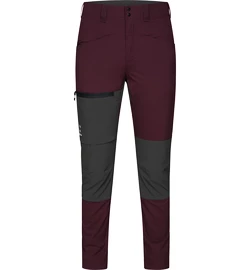 Hosen für Frauen Haglöfs Lite Slim Dark Red/Grey