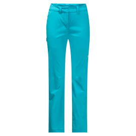 Hosen für Frauen Jack Wolfskin  Overland Pants Dark Aqua