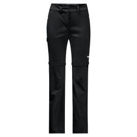 Hosen für Frauen Jack Wolfskin Overland Zip Away Black