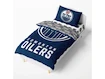 Inklusive Wäsche Official Merchandise  NHL Edmonton Oilers Shields 135x200/80x80