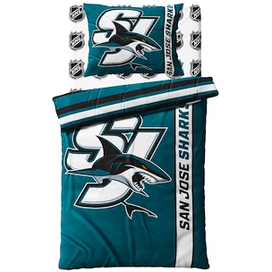 Inklusive Wäsche Official Merchandise  NHL San Jose Sharks Belt 140x200/70x90 cm