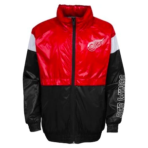 Jacke für Jungen Outerstuff  GOAL LINE STANCE FZ WINDBREAKE DETROIT RED WINGS