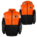 Jacke für Jungen Outerstuff  GOAL LINE STANCE FZ WINDBREAKE PHILADELPHIA FLYERS