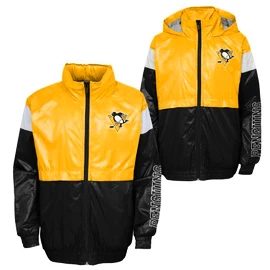 Jacke für Jungen Outerstuff GOAL LINE STANCE FZ WINDBREAKE PITTSBURGH PENGUINS