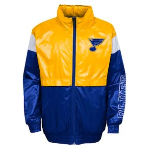 Jacke für Jungen Outerstuff  GOAL LINE STANCE FZ WINDBREAKE ST. LOUIS BLUES