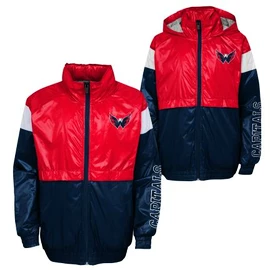 Jacke für Jungen Outerstuff GOAL LINE STANCE FZ WINDBREAKE WASHINGTON CAPITALS