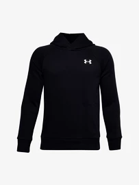 Jungen Hoody Under Armour RIVAL COTTON HOODIE black