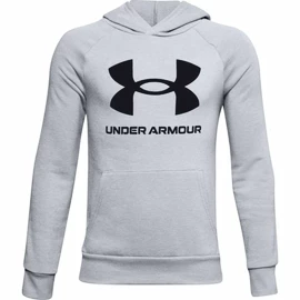 Jungen Hoody Under Armour Rival Fleece Hoodie light grey