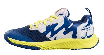 Junior Tennisschuhe Babolat Pulsion All Court JR Dark Blue/Yellow  EUR 38,5