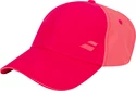 Kappe Babolat  Basic Logo Cap Junior Red Rose