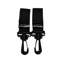 Karabiner zur Taschenaufhängung Hajan Black