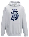 Kinder Hoodie Official Merchandise  Czech Hockey Lion Grey 5 - 6 Jahre