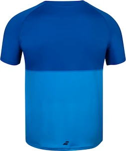 Kinder T-Shirt Babolat  Play Club Crew Neck Tee Blue 8 - 10 Jahre