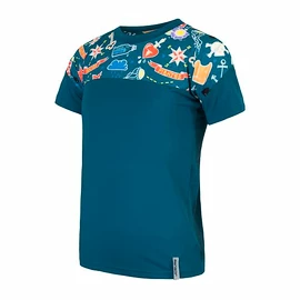 Kinder T-Shirt Sensor Coolmax Impress Blue