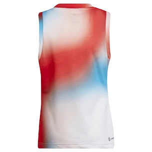 Kinder Tank Top adidas  Match Tank White/Red