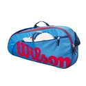 Kinder Tennisschlägertasche Wilson  Junior 3 Pack Blue/Orange