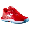 Kinder Tennisschuhe Babolat Jet Mach 3 Junior AC Girl Fiesta Red