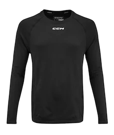 Kompressionsshirt CCM LS Premium Training Tee Black Senior