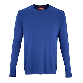 Kompressionsshirt CCM LS Premium Training Tee Royal Senior