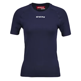 Kompressionsshirt CCM SS Training Tee Navy Senior