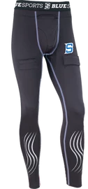 Kompressionsshose mit Tiefschutz Blue Sports Fitted Pant Senior