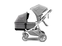 Liegewanne Thule Sleek Bassinet Grey Melange