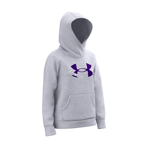 Mädchen Hoodie  Under Armour  Rival Fleece Logo Hoodie-GRY M