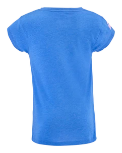 Mädchen T-Shirt Babolat  Exercise Cotton Tee Girl French Blue 6 - 8 Jahre