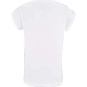 Mädchen T-Shirt Babolat  Exercise Cotton Tee Girl White