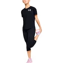 Mädchen T-Shirt Under Armour HeatGear SS Black