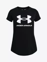 Mädchen T-Shirt Under Armour  Live Sportstyle Graphic SS-BLK