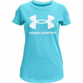 Mädchen T-Shirt Under Armour Live Sportstyle Graphic SS Opal