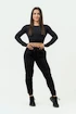 Oberteil für Frauen Nebbia Intense Women's Long Sleeve Crop Top Perform 839 Black