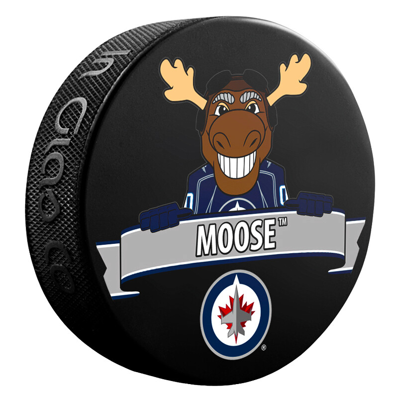 Puck Mascot Inglasco Nhl Winnipeg Jets Sportega