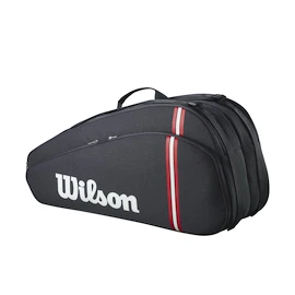 Schlägertasche Wilson Tour 6PK Racket Bag 2025 Black