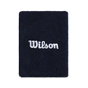 Schweißband Wilson  Wide Terry Wristbands Classic Navy