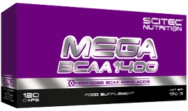 Scitec Nutrition Mega BCAA 1400 120 kapslí