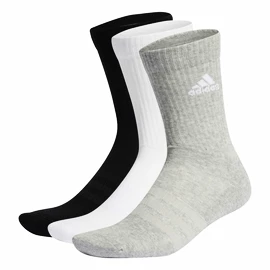 Socken adidas Cushioned Crew Socks 3 Pairs Grey/White/Black