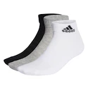 Socken adidas  Cushioned Sportswear Ankle Socks 3 Pairs Grey/White/Black  XL